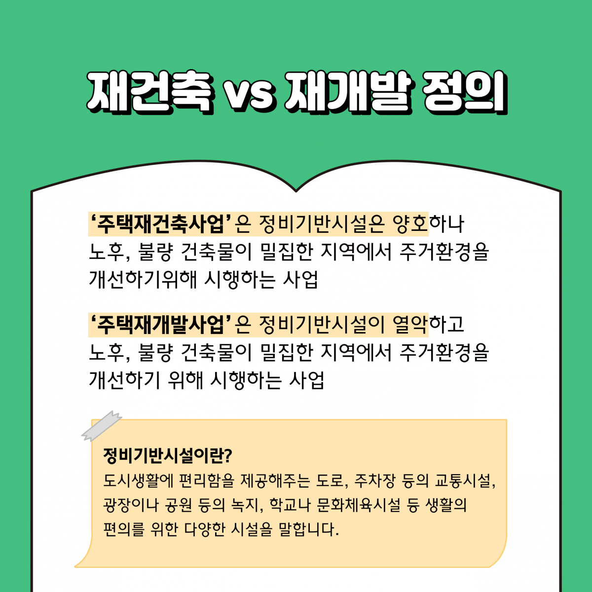 재건축과 재개발의 차이점을 알아보세요